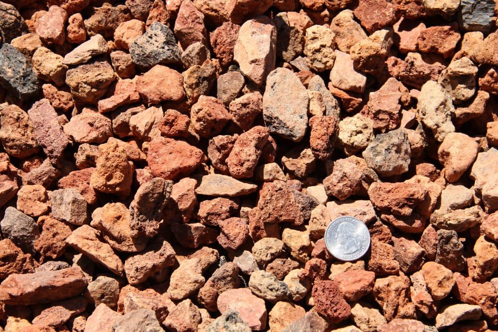 3/4" Red Lava